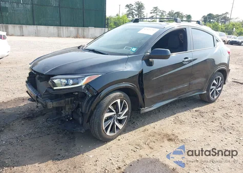 2019 Honda Hr-V Sport из США, поврежденный, VIN 3CZRU6H19KM736957